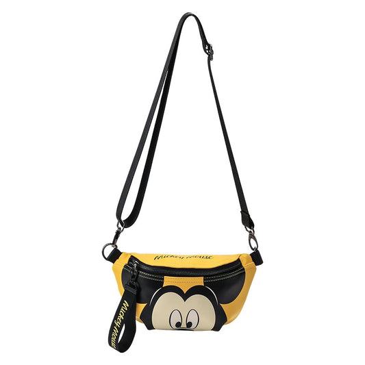 Disney Daisy Donald Duck Mickey Minnie Mouse Dale Anime Cartoon PU Shoulder Bag Portable Storage Chest Pack Messenger Bags