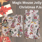Magic Mouse Jolly Christmas 2 Piece Pajamas - Bamboo