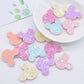50Pcs 24*20mm Glitter Color Mouse Applique for Handmade Craft Sticker DIY Headwear Hair BB Clip Bow Decor Accessory Patches