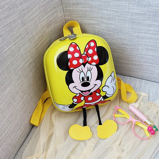 Kindergarten Baby Disney Schoolbag Fashion Kids Backpack Cute Cartoon Mickey Small School Bag Boys And Girls Hardshell Bags