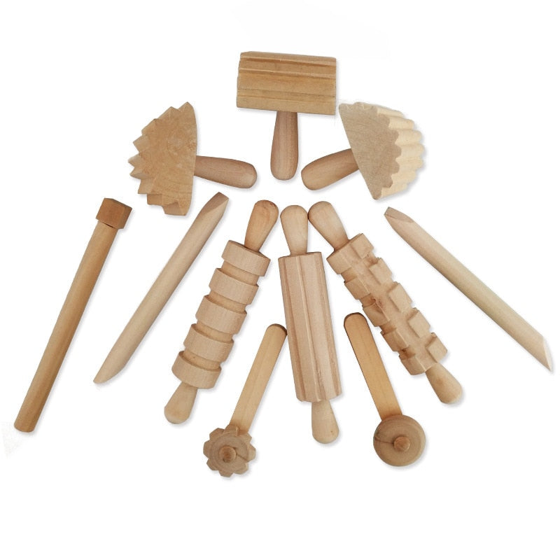 High Grade Wooden Sensory Bin Tools
