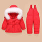 Winter Jacket+jumpsuit Set