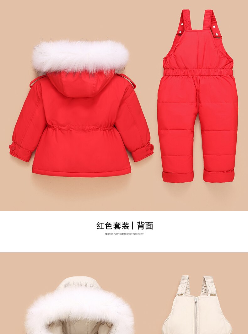 Winter Jacket+jumpsuit Set