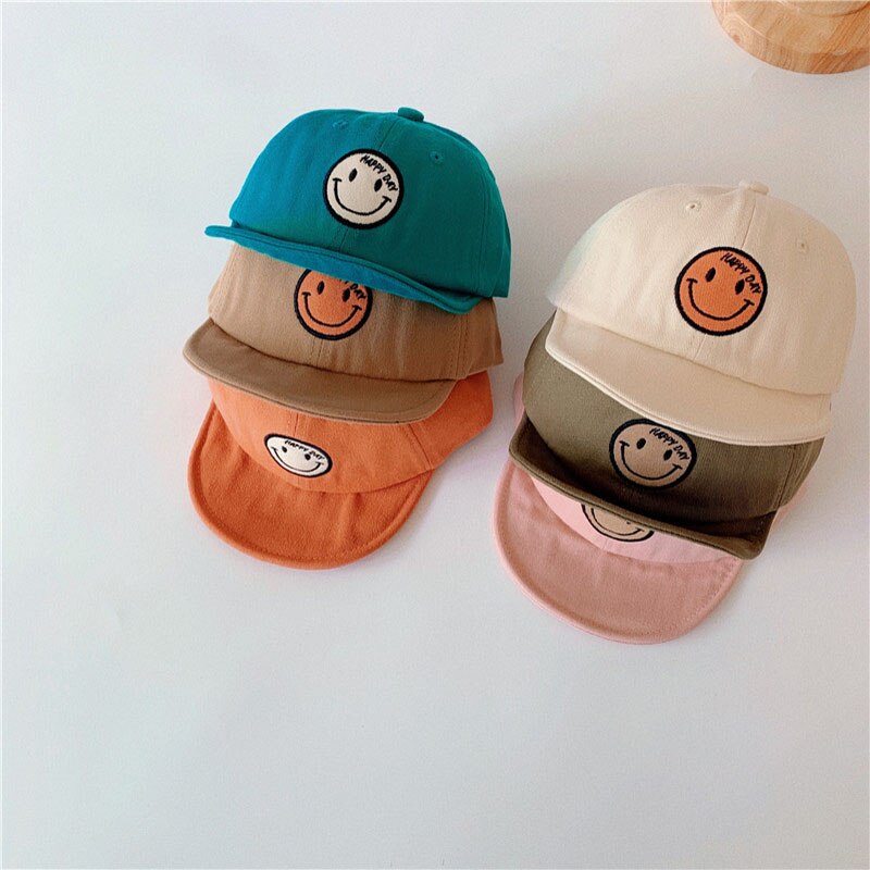 Smiley Embroidered Hat
