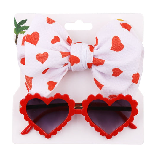 Valentine's Headband and Sunglasses