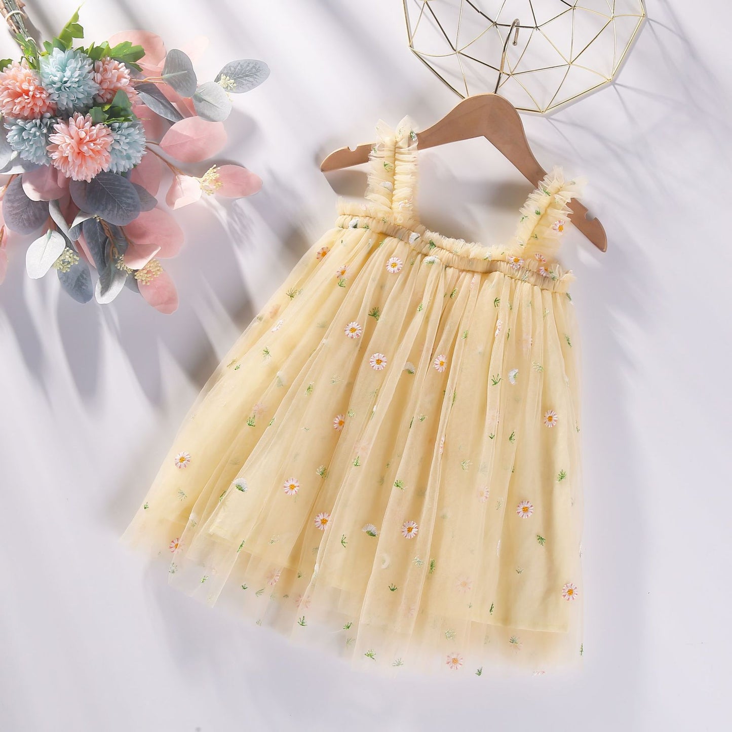 Flowers Princess Party Dress (NEW)