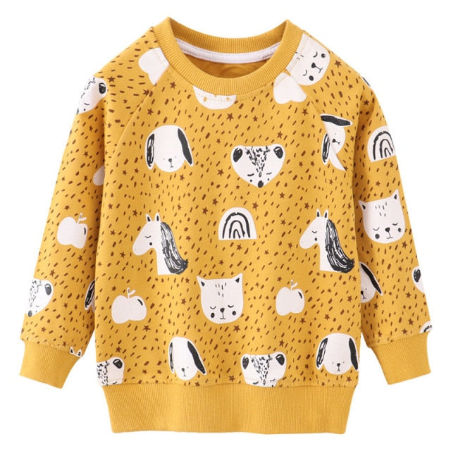 Kids Animal Print Pullover