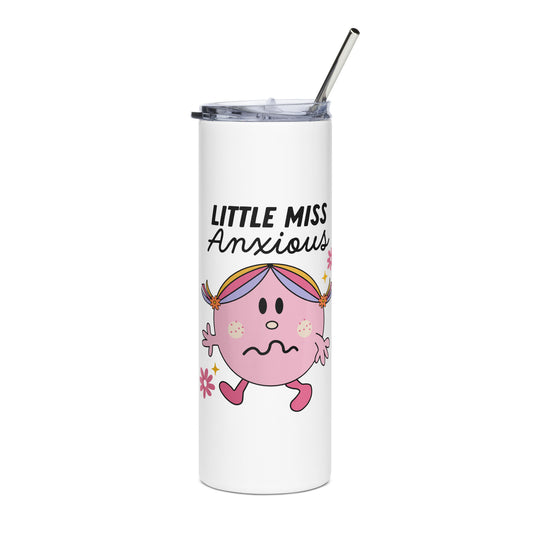 Little Miss Anxious Stainless steel tumbler