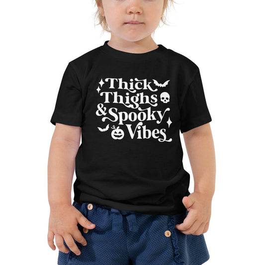 Thick Thighs Spooky Vibes Tee (2-5T)