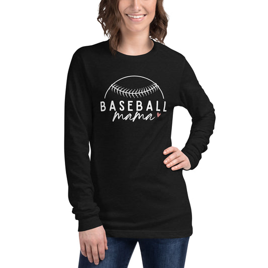 Baseball Mama Unisex Long Sleeve Tee