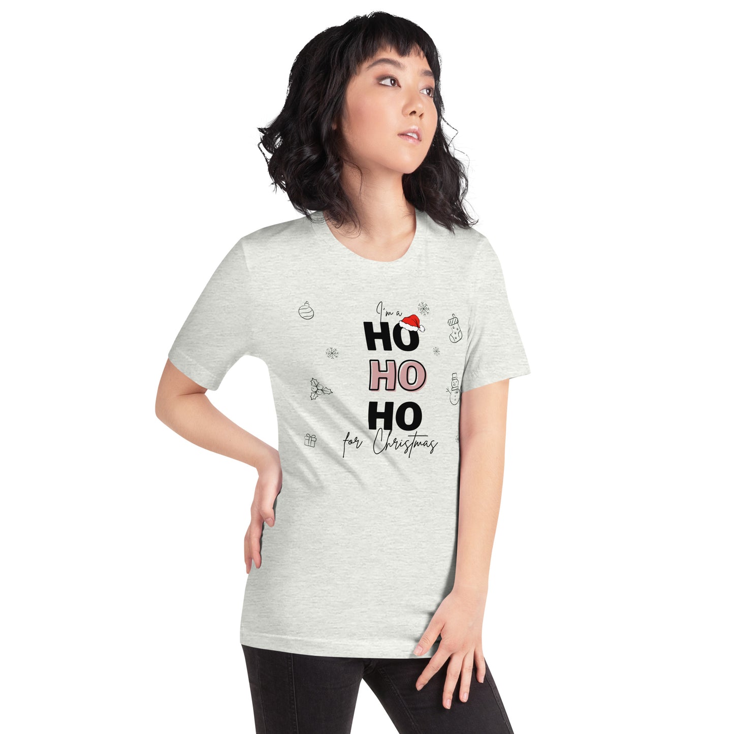I'm a HO HO HO For Christmas - Black / Pink