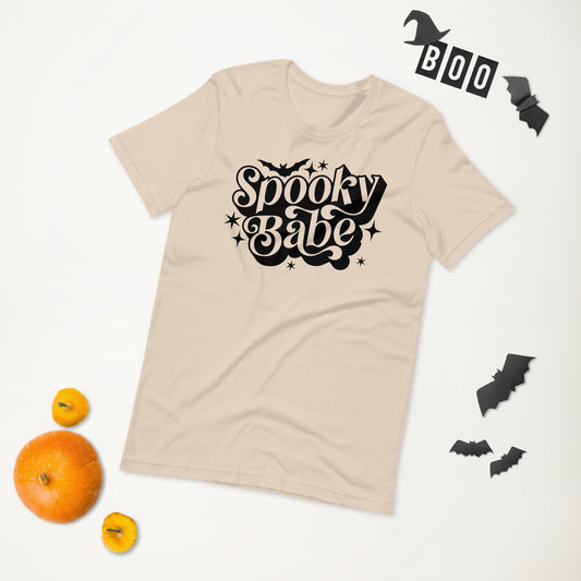 Spooky Babe Unisex t-shirt (Size Down)