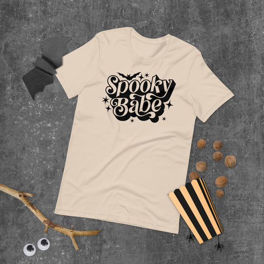 Spooky Babe Unisex t-shirt (Size Down)