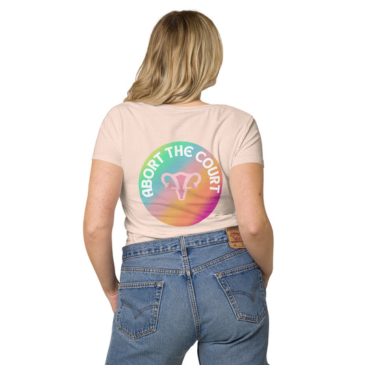 ABORT THE COURT Women’s organic t-shirt