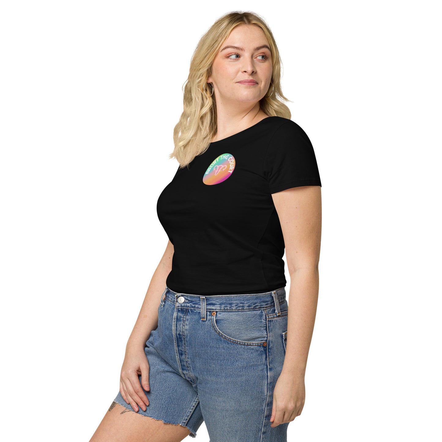 ABORT THE COURT Women’s organic t-shirt