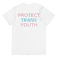 "Protect Trans Youth" Youth jersey t-shirt (Neon light option)