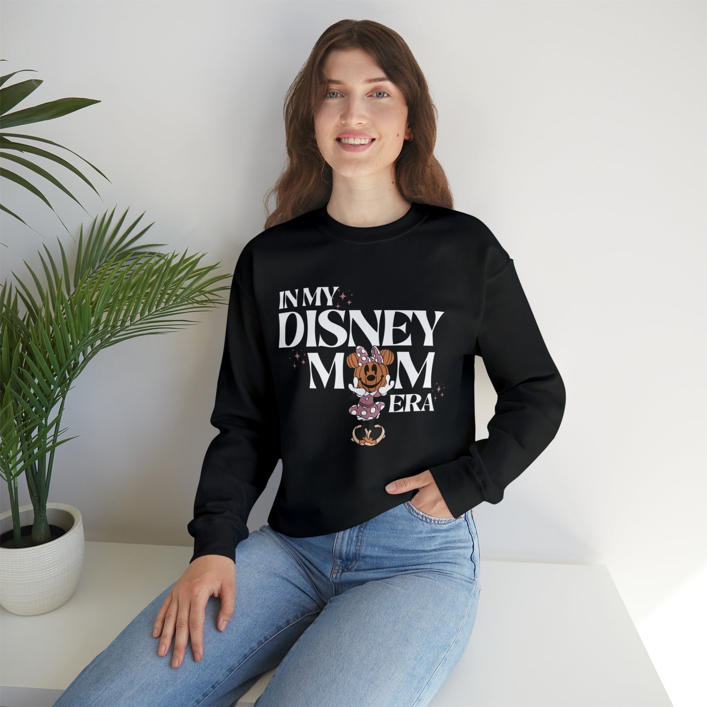 In My Disney Mom Era Unise Crewneck Sweatshirt