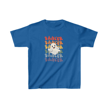 Dancing Ghost Boogey Spooky Halloween Kids Heavy Cotton™ Tee