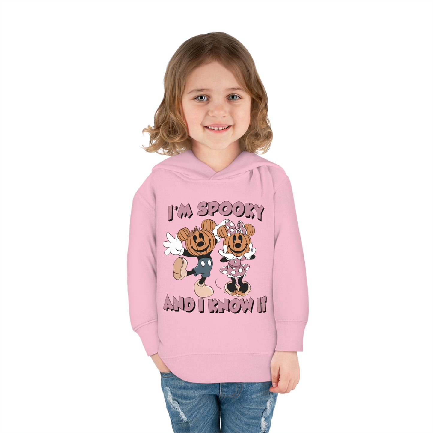 Spooky Magic Mouse Hlaloween Toddler Pullover Fleece Hoodie