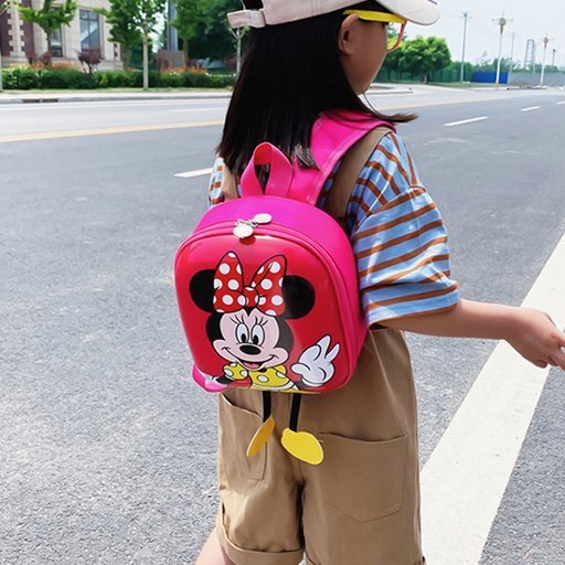 Kindergarten Baby Disney Schoolbag Fashion Kids Backpack Cute Cartoon Mickey Small School Bag Boys And Girls Hardshell Bags