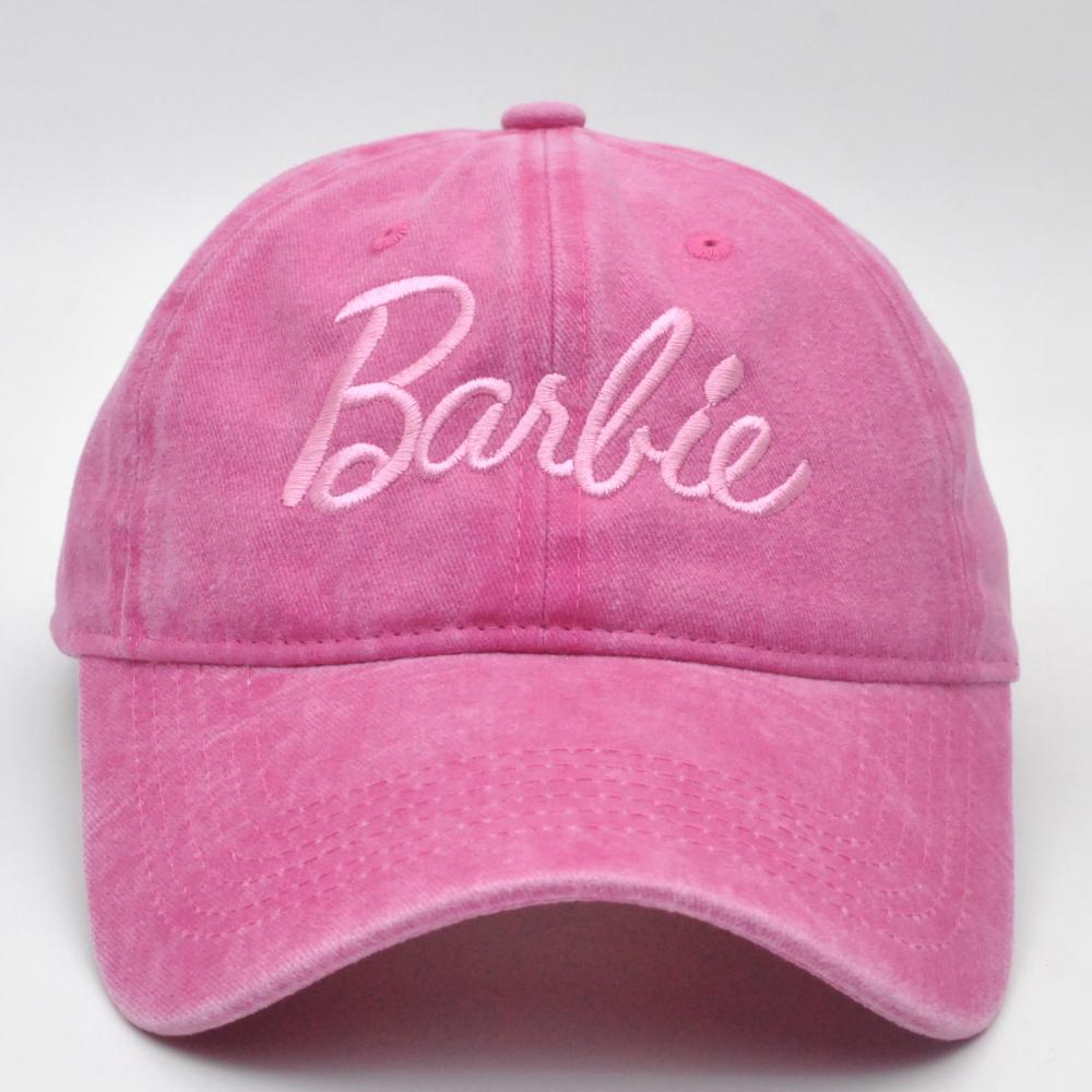 2023 New Summer Barbie Baseball Cap Kawaii Fashion Adults Girls Boys Casual Adjustable Outdoor Sunshade Hat Hip Hop Unisex Caps