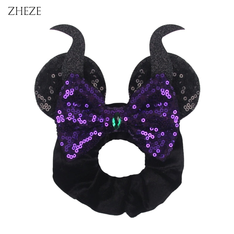 ursula ears disney scrunchie