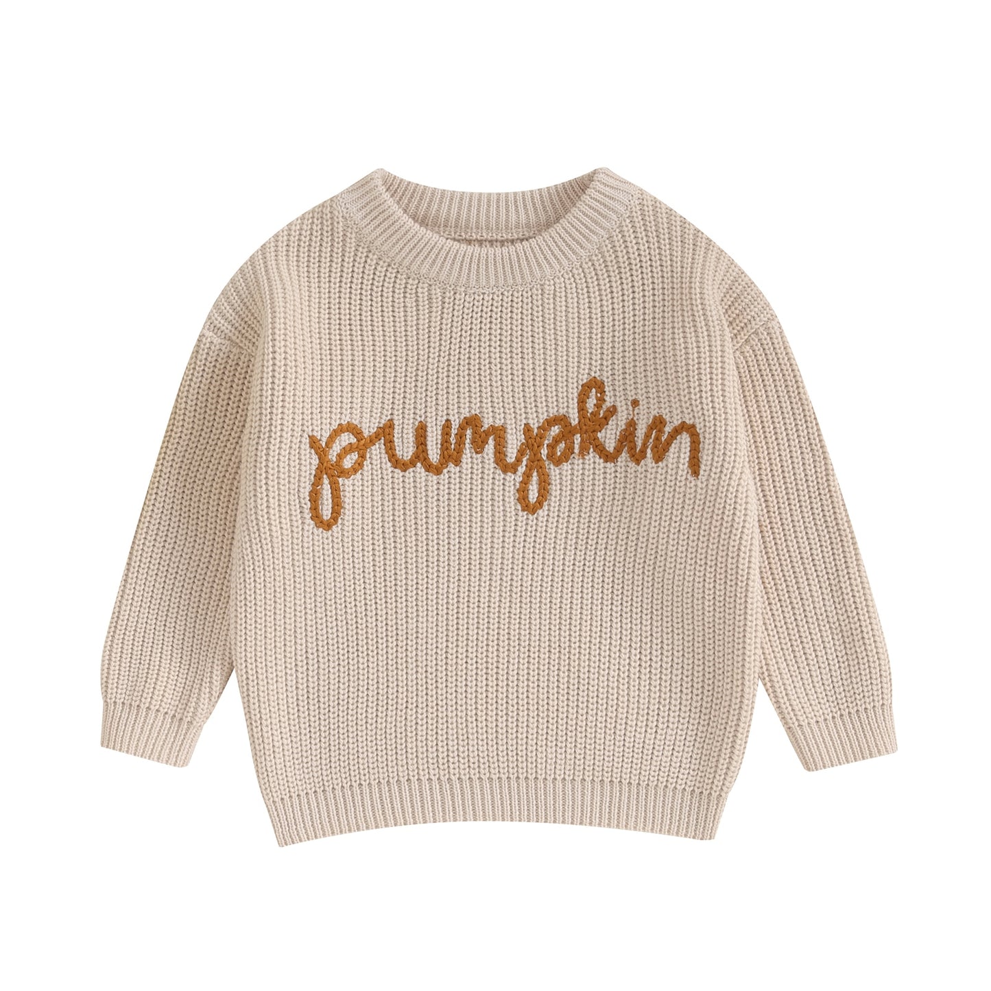 Pumpkin Knitted Sweater