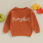 Pumpkin Knitted Sweater