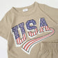 Summer Toddler Girls USA Print Star Stripe T-Shirt and Shorts Set Baby Boy Outfit Set Short-sleeve Tee Kids Clothes Sports Suit