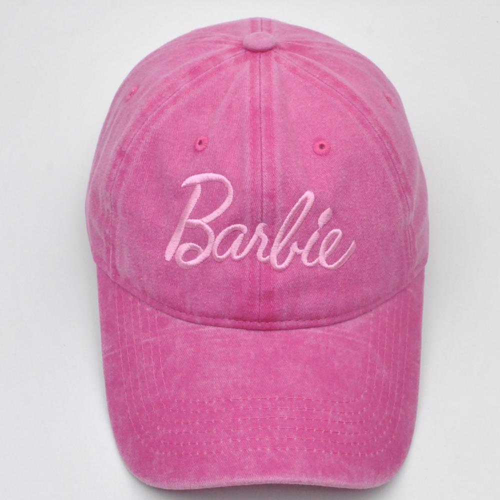 2023 New Summer Barbie Baseball Cap Kawaii Fashion Adults Girls Boys Casual Adjustable Outdoor Sunshade Hat Hip Hop Unisex Caps