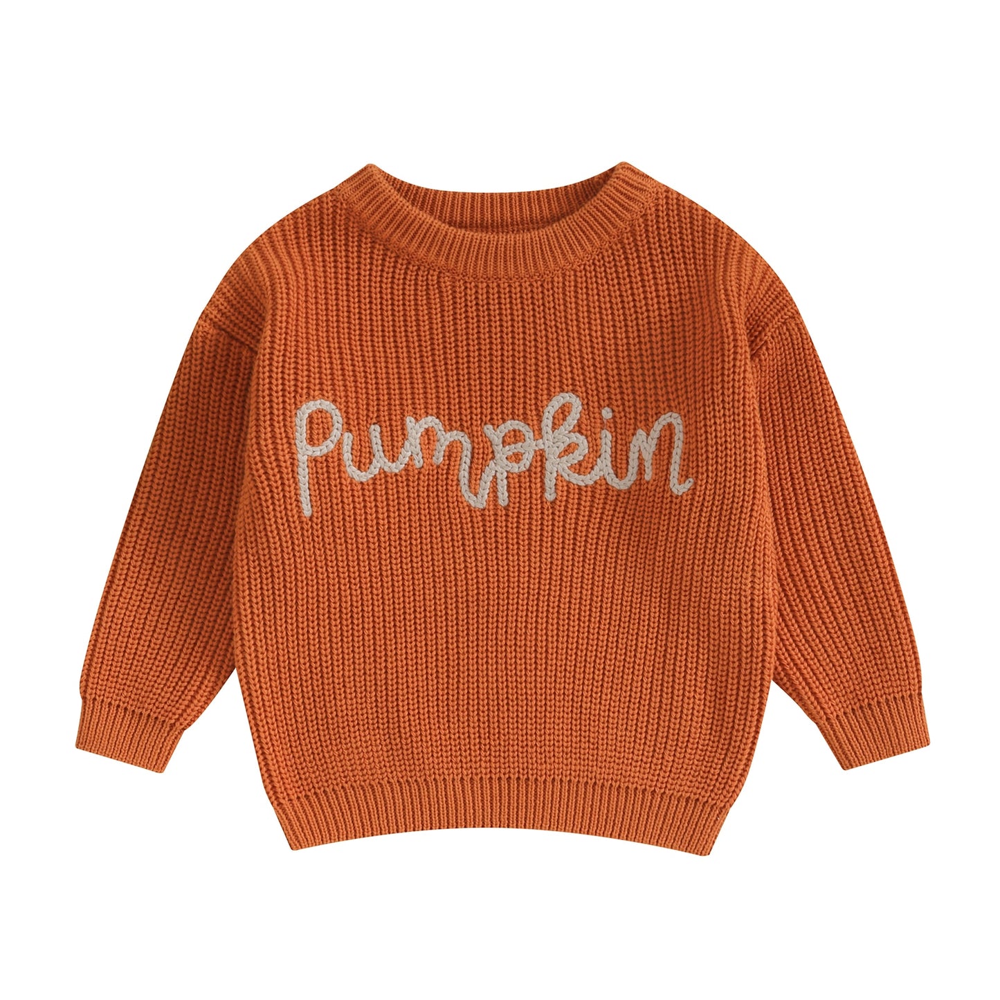 Pumpkin Knitted Sweater