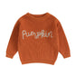 Pumpkin Knitted Sweater