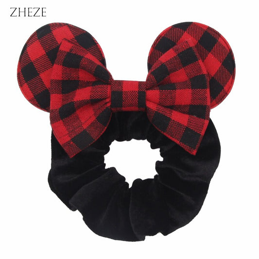 christmas minnie scrunchie