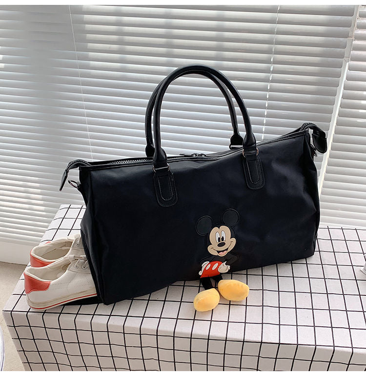 Disney Mickey's New Women's Travel Bag Fashion Large-capacity Travel Luggage Bag Boarding Bag Luxury Brand Portable Fitness Bag