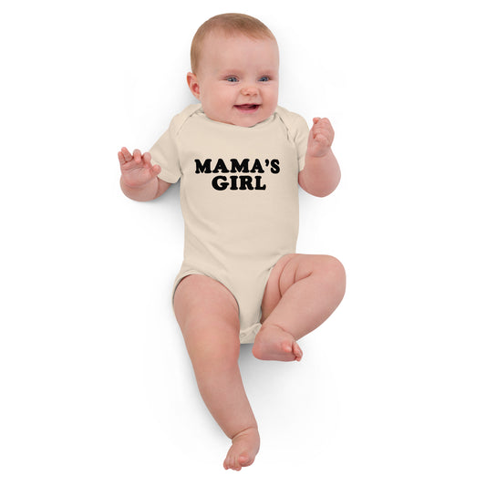 Mama’s Girl Organic cotton baby bodysuit