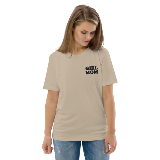 Girl mom Unisex organic cotton t-shirt