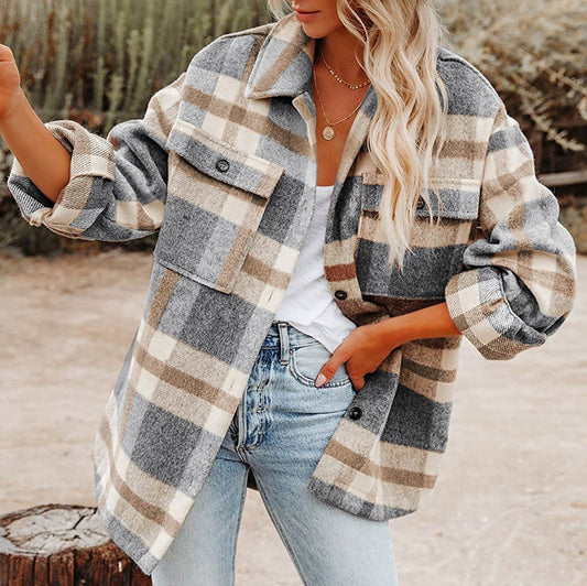 Women's Plaid Shacket