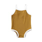 Solid Trim One Piece Swimmies