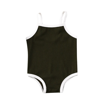 Solid Trim One Piece Swimmies