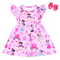 minnie princess ruffle sleeve dress