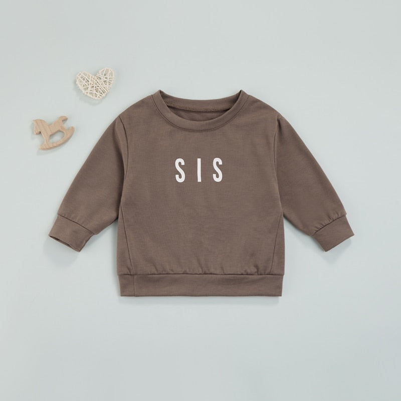 Sis and Bubba long sleeve pullover sweatshirt