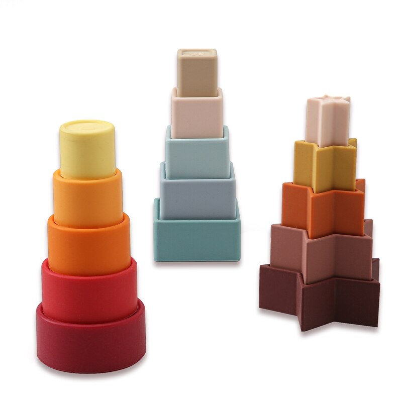 Montessori Rainbow Building Blocks