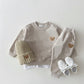 2 Piece Teddy Bear Sweatsuit Set