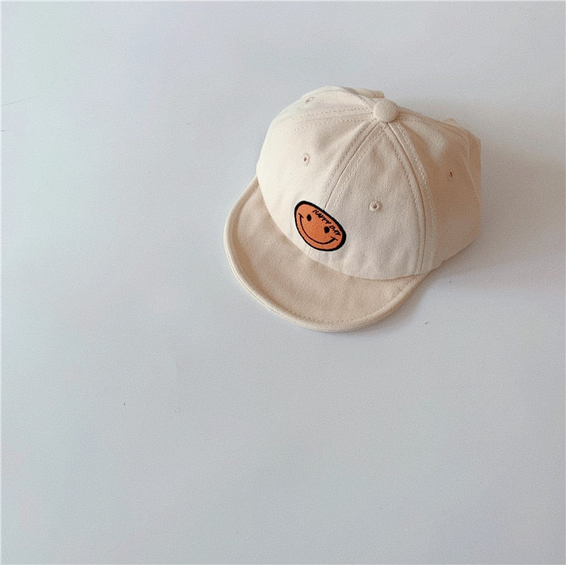 Smiley Embroidered Hat