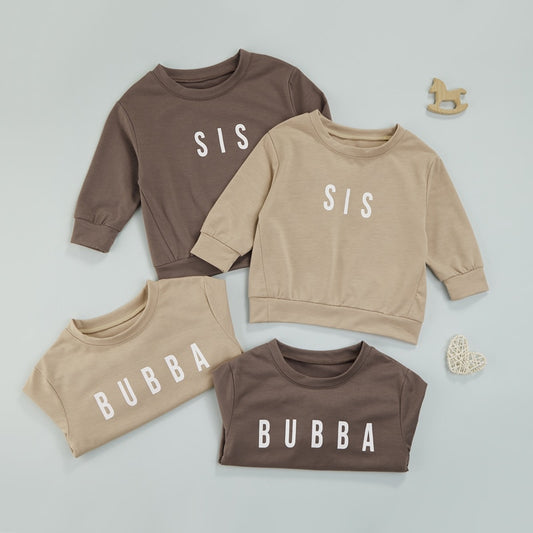 Sis and Bubba long sleeve pullover sweatshirt