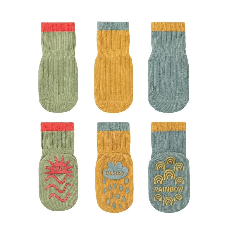 3 Pairs Character Socks