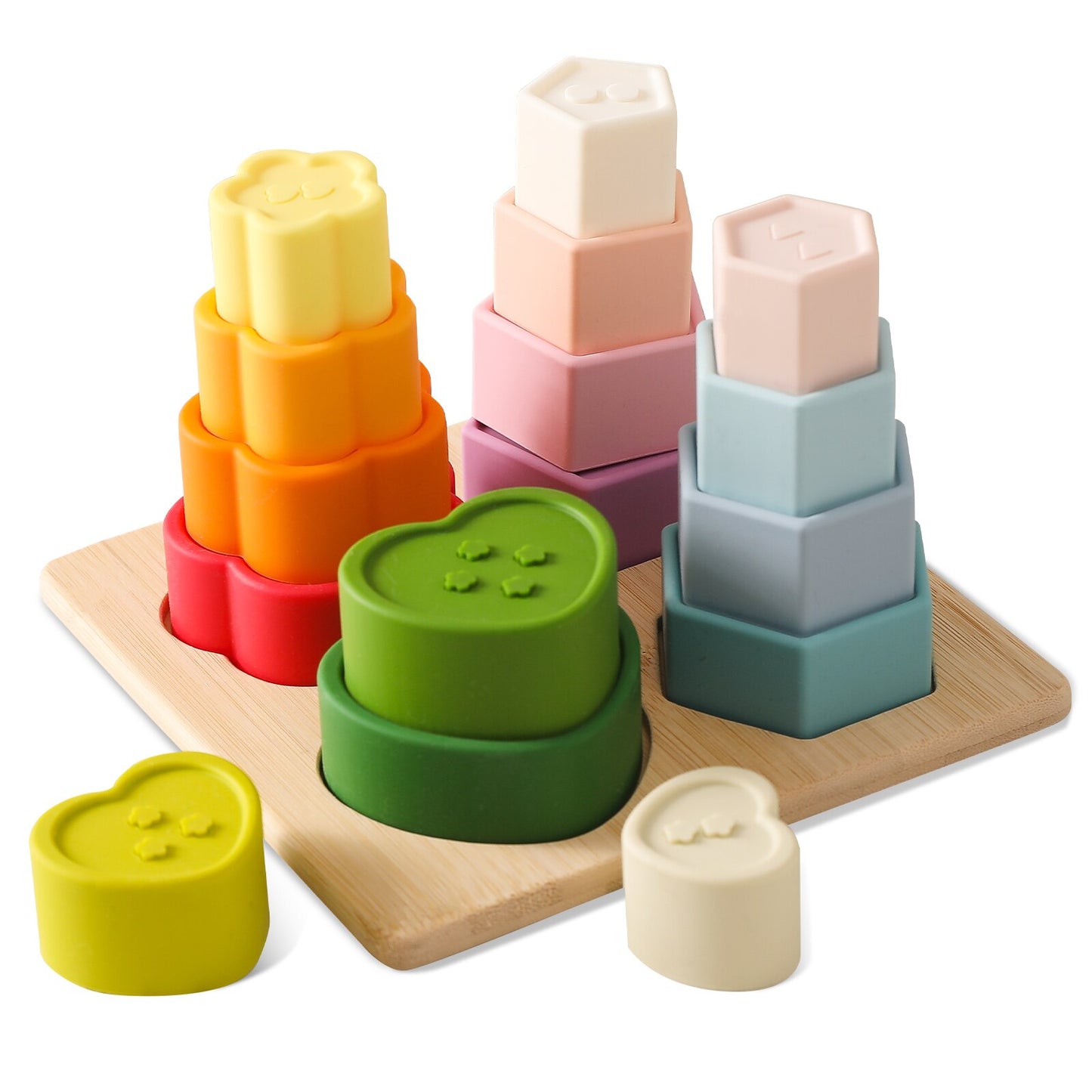 Montessori Rainbow Building Blocks