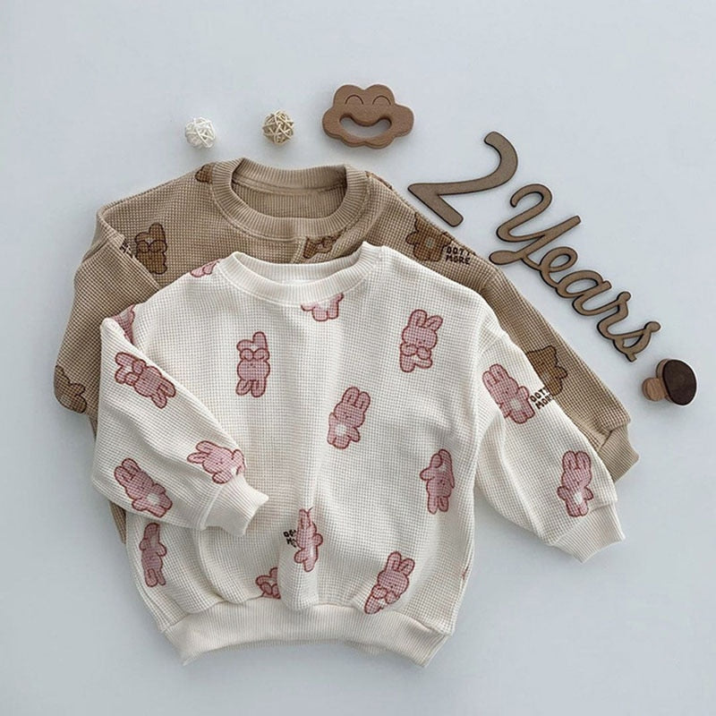 Brown or Pink bear print suit