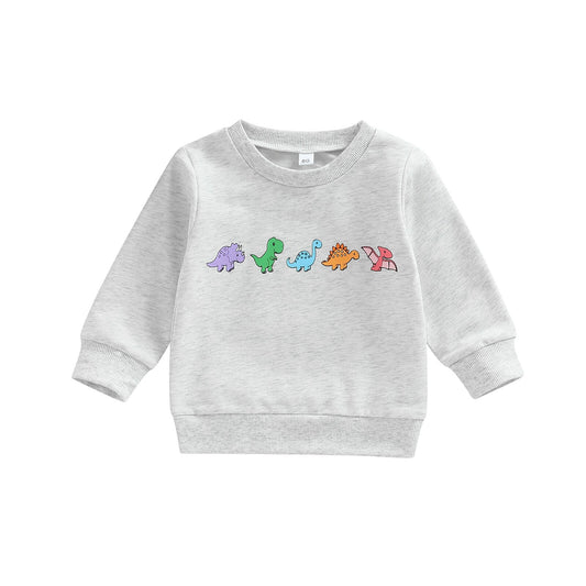 Rainbow dino sweatshirt