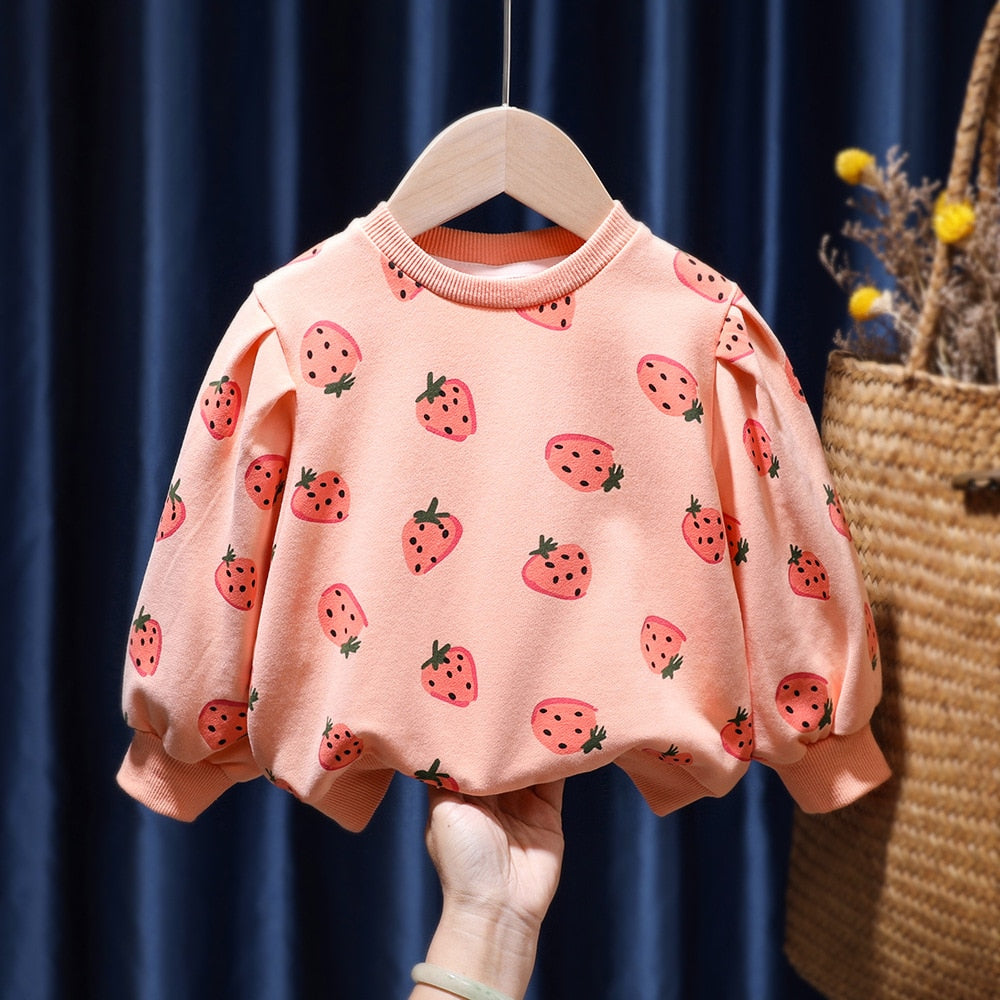 Strawberry Pullover Sweatshirt